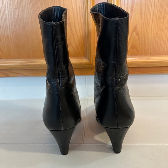 Vintage Leather Wool-Lined Boots Size 7 - Picture 6 of 7